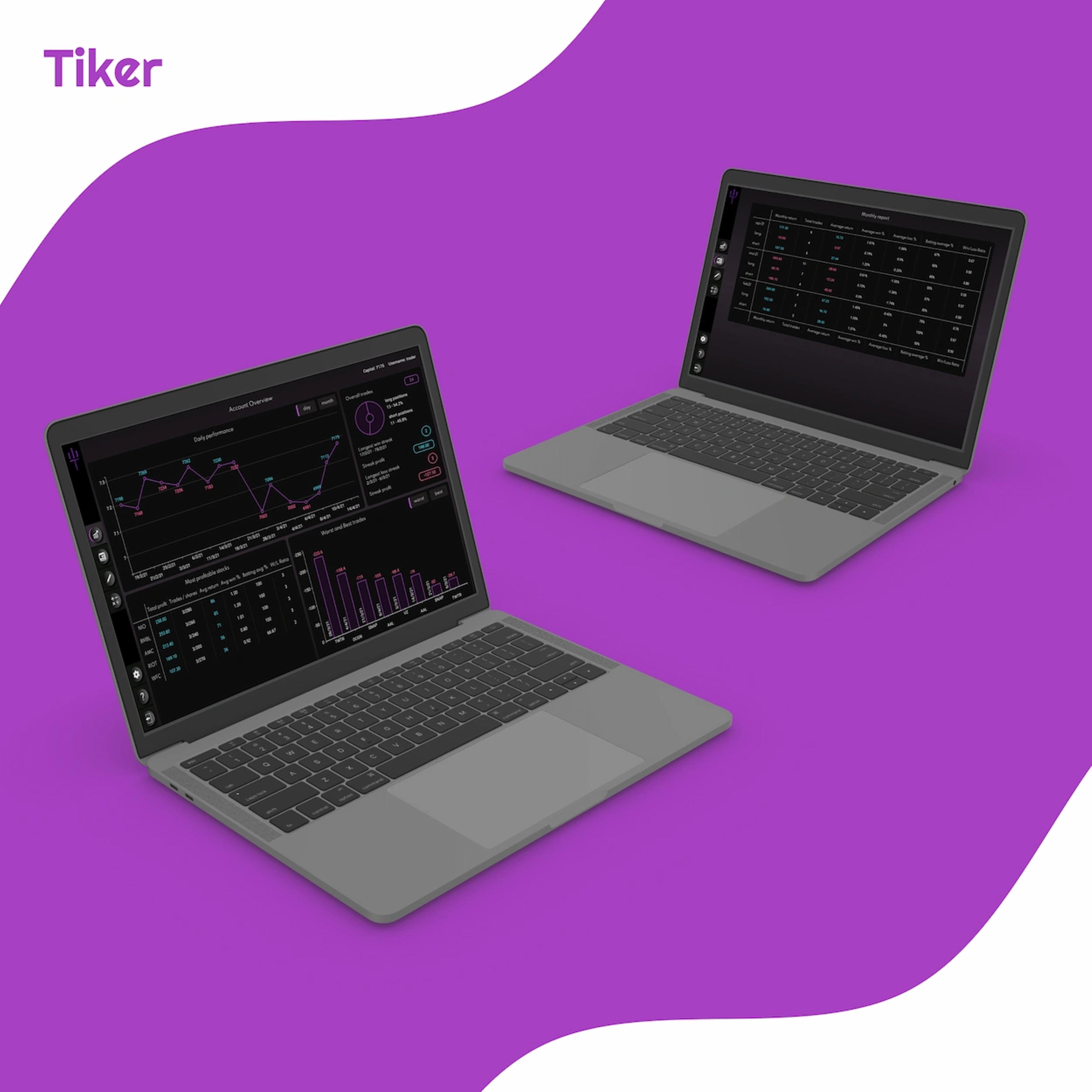 Tiker mockup