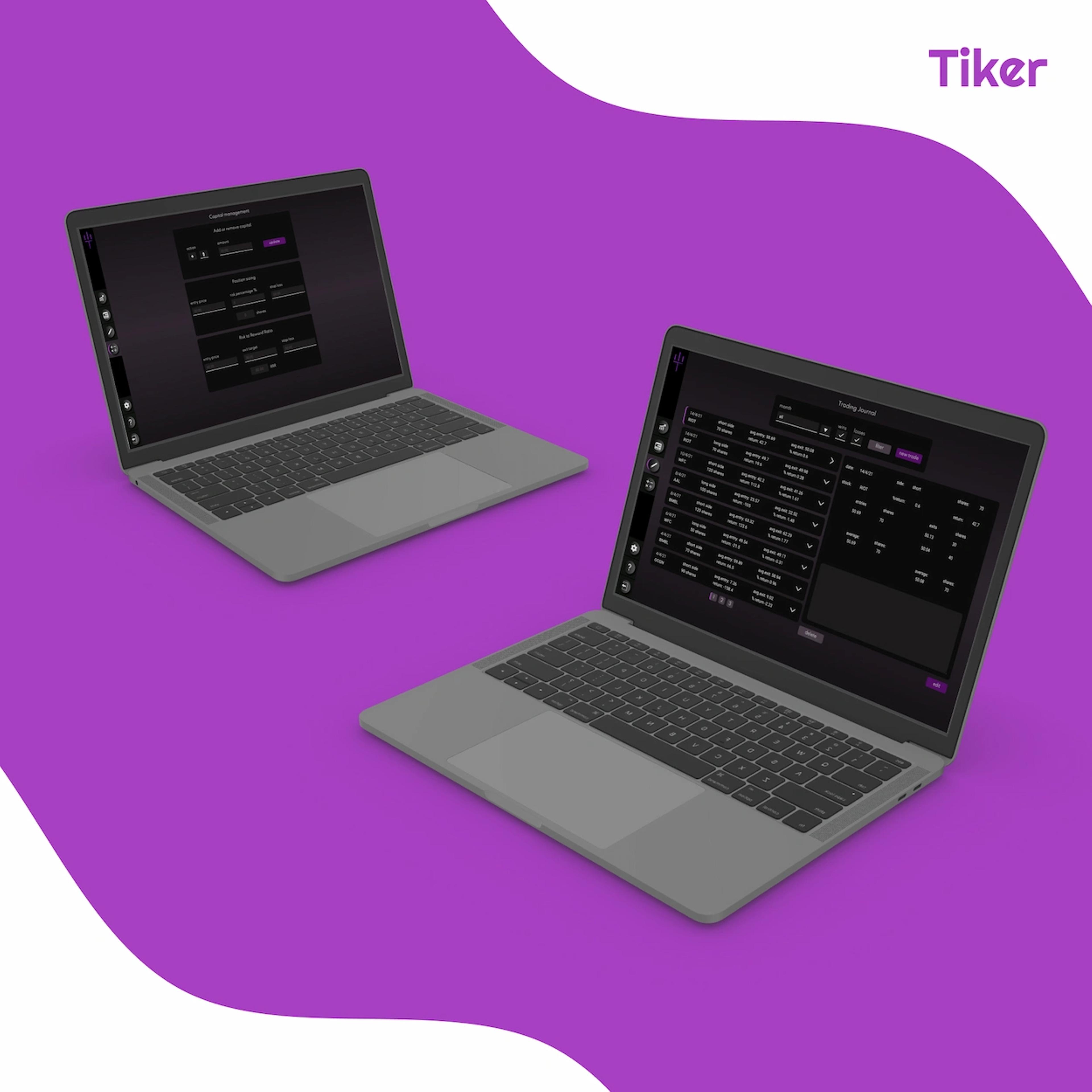 Tiker mockup